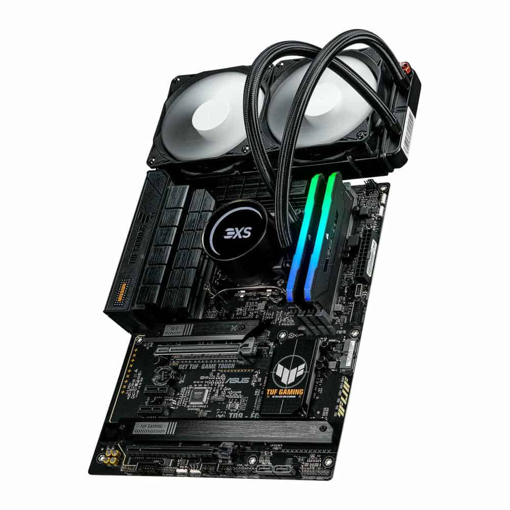 (image for) B760 TUF Gaming Bundle, Intel Core i7 14700K, ASUS TUF B760-PLUS WIFI D4, 32GB DDR4, Gamer Hydro Cooler